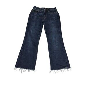 Judy Blue Jeans Womens Size 7/28 Blue Mid Rise Cropped Bootcut Medium Wash #A4-7